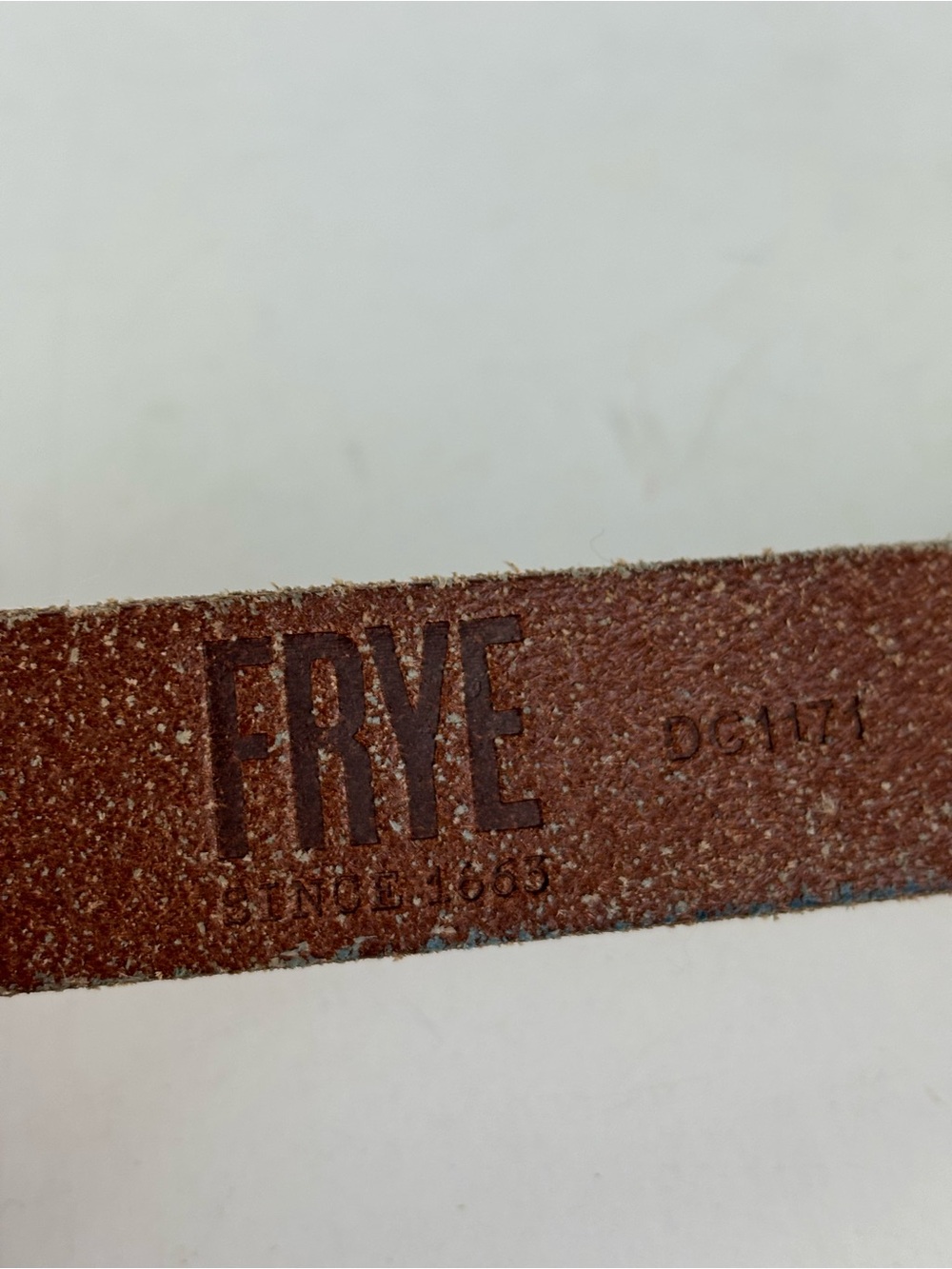 Frye Brown Leather Belt-Women’s Medium - Picture 7 of 10